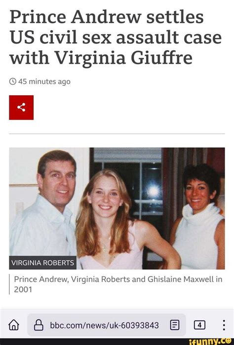 Prince Andrew settles US civil sex assault case with Virginia。